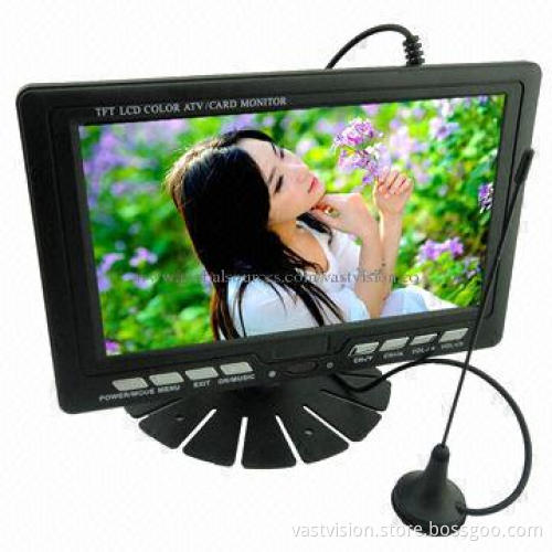 7-inch Advertisement LCD Monitor with USB, 1,024 x 768 Pixels Resolution